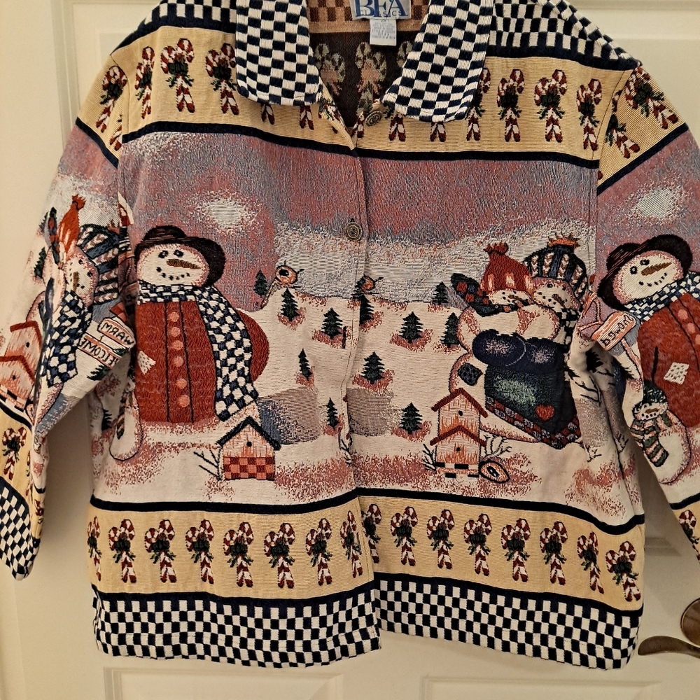 Womans snowman 2x jacket